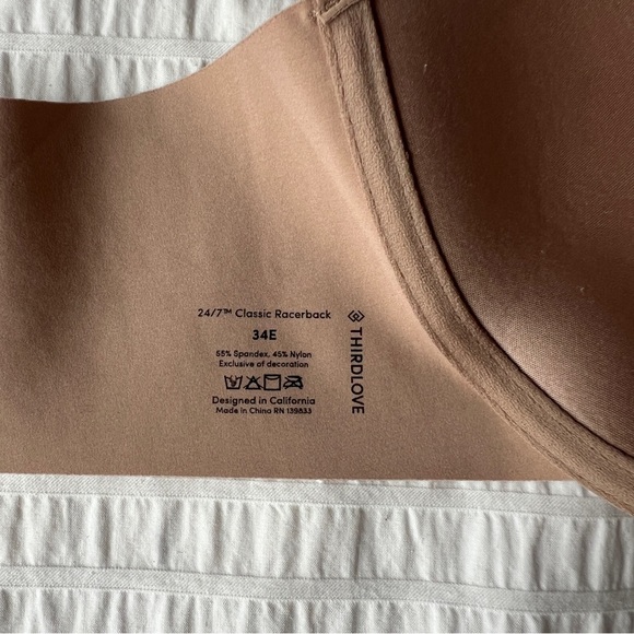 Thirdlove 24/7 Perfect Coverage Racerback Bra, 34E - Picture 10 of 10